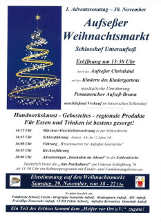 Weihnachtsmarkt Aufseß