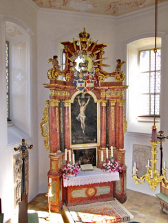 Der Altar der Schloßkirche
