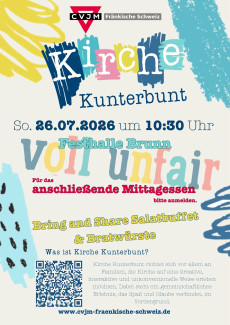 Flyer Kirche Kunterbunt