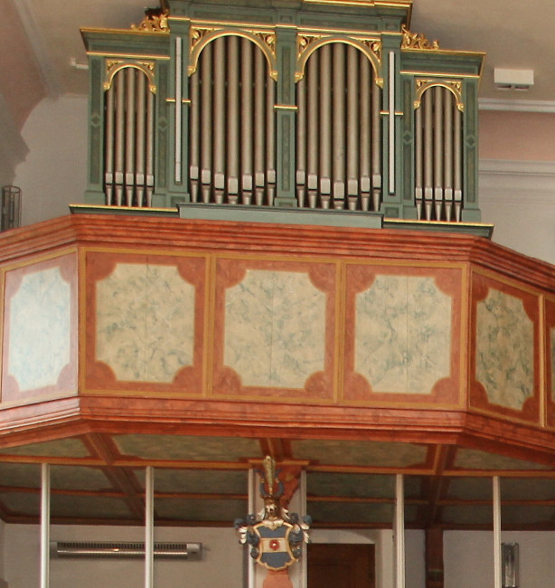 Die Orgel in der Schloßkirche